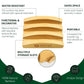 Cutting Board Stand with 3 Slots, Natural