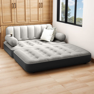 Sofá-cama de ar queen 2 em 1 preto