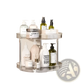 2-tier Rotating Spice Rack Clear Acrylic Turntable Pack of 2
