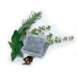 Moth Away Sachets Nontoxic (White 2.25" x 2.25")