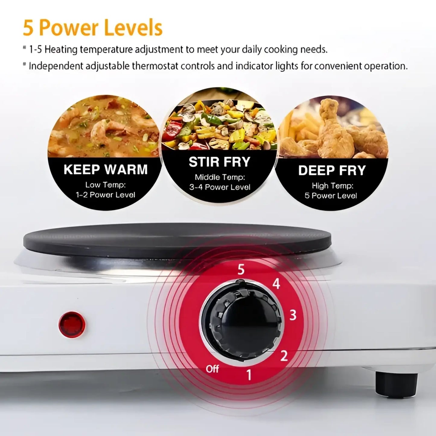 2000w Double Electric Burner Portable Dual Hot Plate