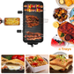 2000w Electric Indoor Grill with 3 Raclette Trays