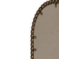 Iron Art Oval Retro Mirror in Gold with Antique Finish