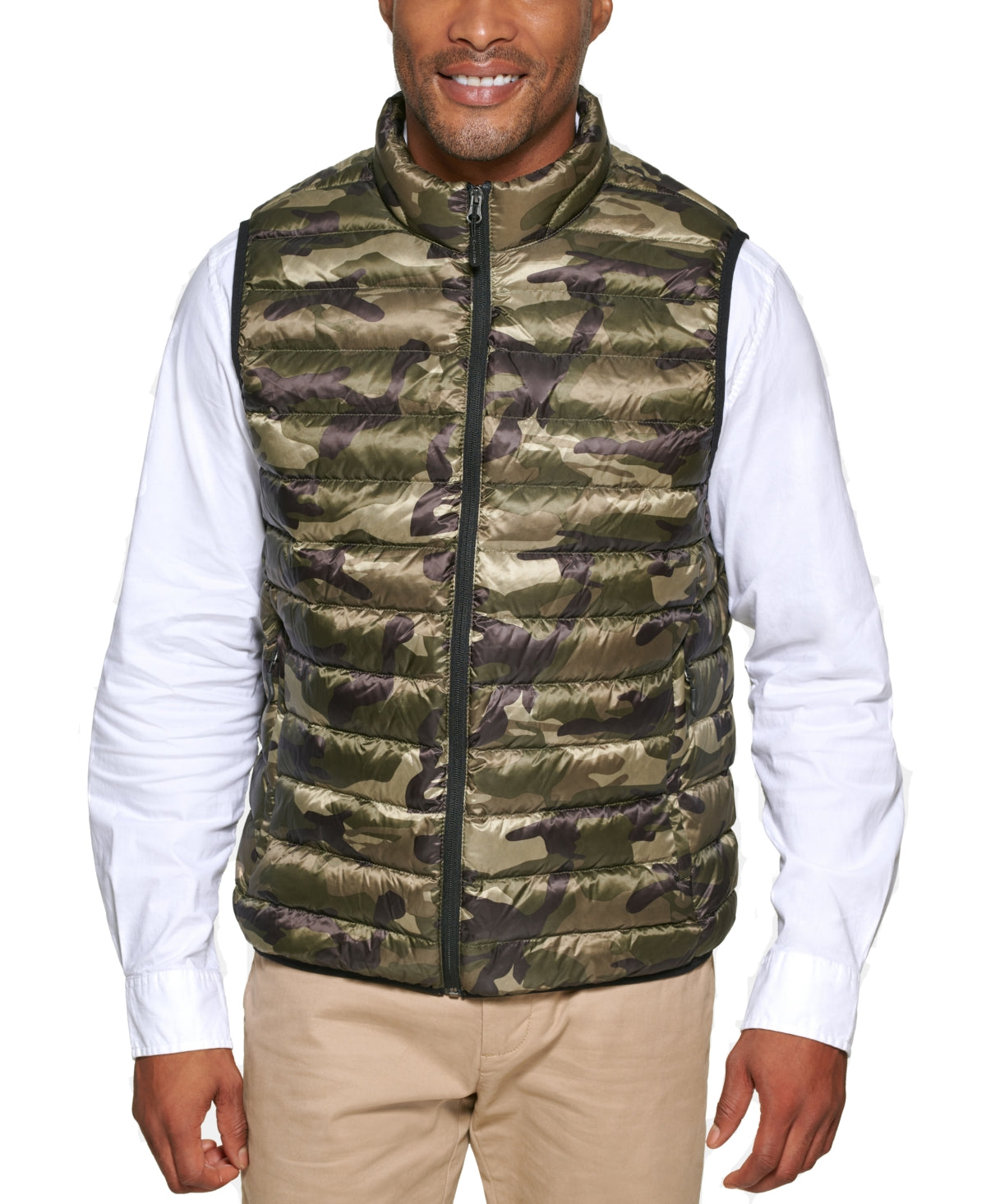 Club Room Men's Down Packable Vest - Green