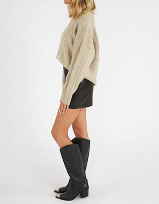 Agolde - Agda Mini Couro Detox