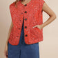 Sage The Label - Music Fest Cotton Bandana Print Quilt Vest