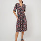 Vestido Zoe Feminino Leota em Confete Floral Preto