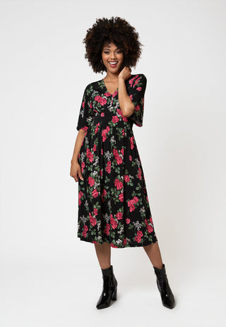 Vestido Zoe In Ruby Rose Preto Leota Feminino