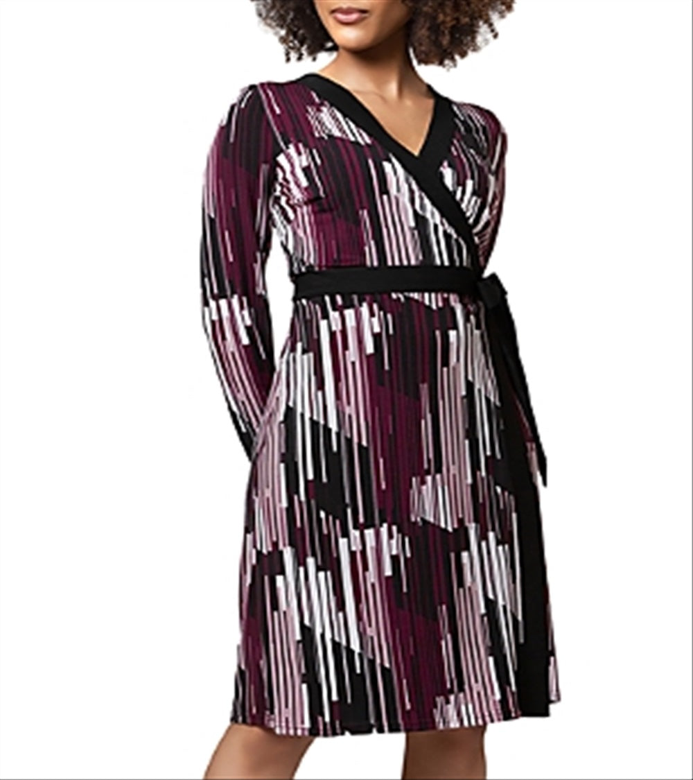 Vestido envelope Kara feminino Leota roxo tamanho pequeno