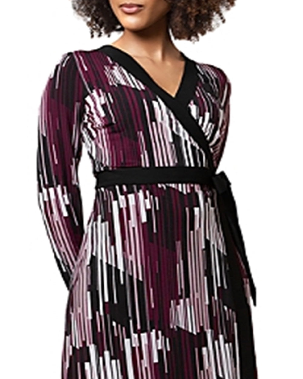 Vestido envelope Kara feminino Leota roxo tamanho pequeno