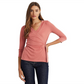 Blusa de malha elástica LAUREN Ralph Lauren sobrepeliz rosa