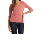 Blusa de malha elástica LAUREN Ralph Lauren sobrepeliz rosa