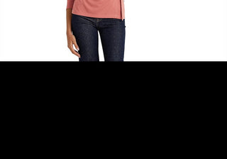 Blusa de malha elástica LAUREN Ralph Lauren sobrepeliz rosa