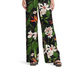 Calças largas LAUREN Ralph Lauren Floral Satin Charmeuse Multi