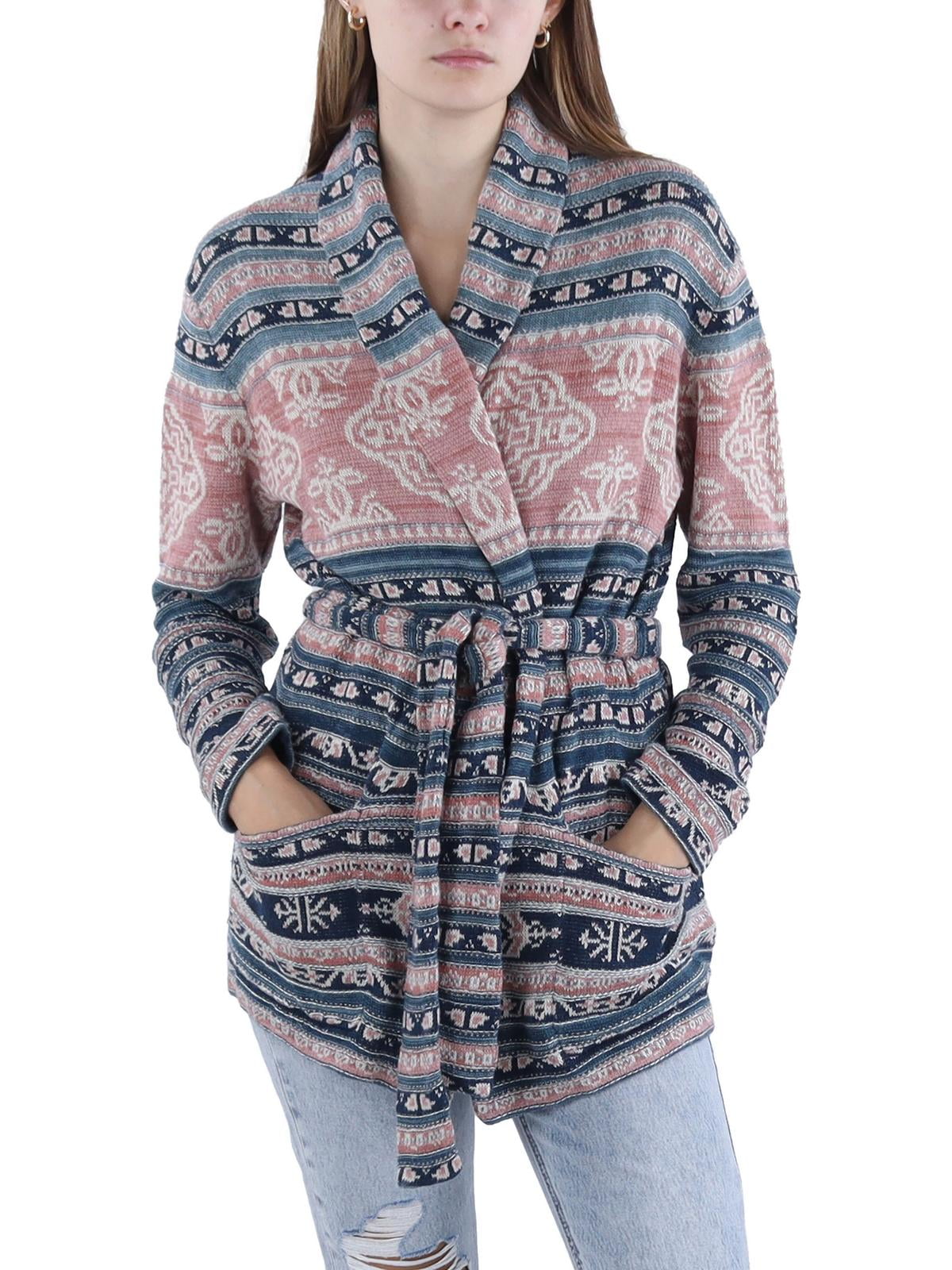 Lauren Ralph Lauren Cardigan Feminino com Amarração Frontal e Suéter Multi Tamanho GG