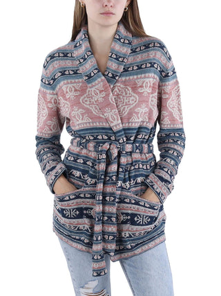 Lauren Ralph Lauren Cardigan Feminino com Amarração Frontal e Suéter Multi Tamanho GG