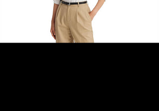 Camiseta Henley de algodão elástico com manga bufante LAUREN Ralph Lauren