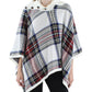 Poncho feminino Lauren Ralph Lauren xadrez em mistura de lã multicolorido