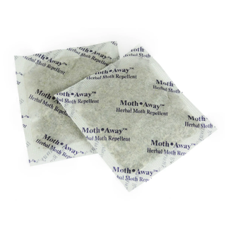 Moth Away Sachets Nontoxic (White 2.25" x 2.25")
