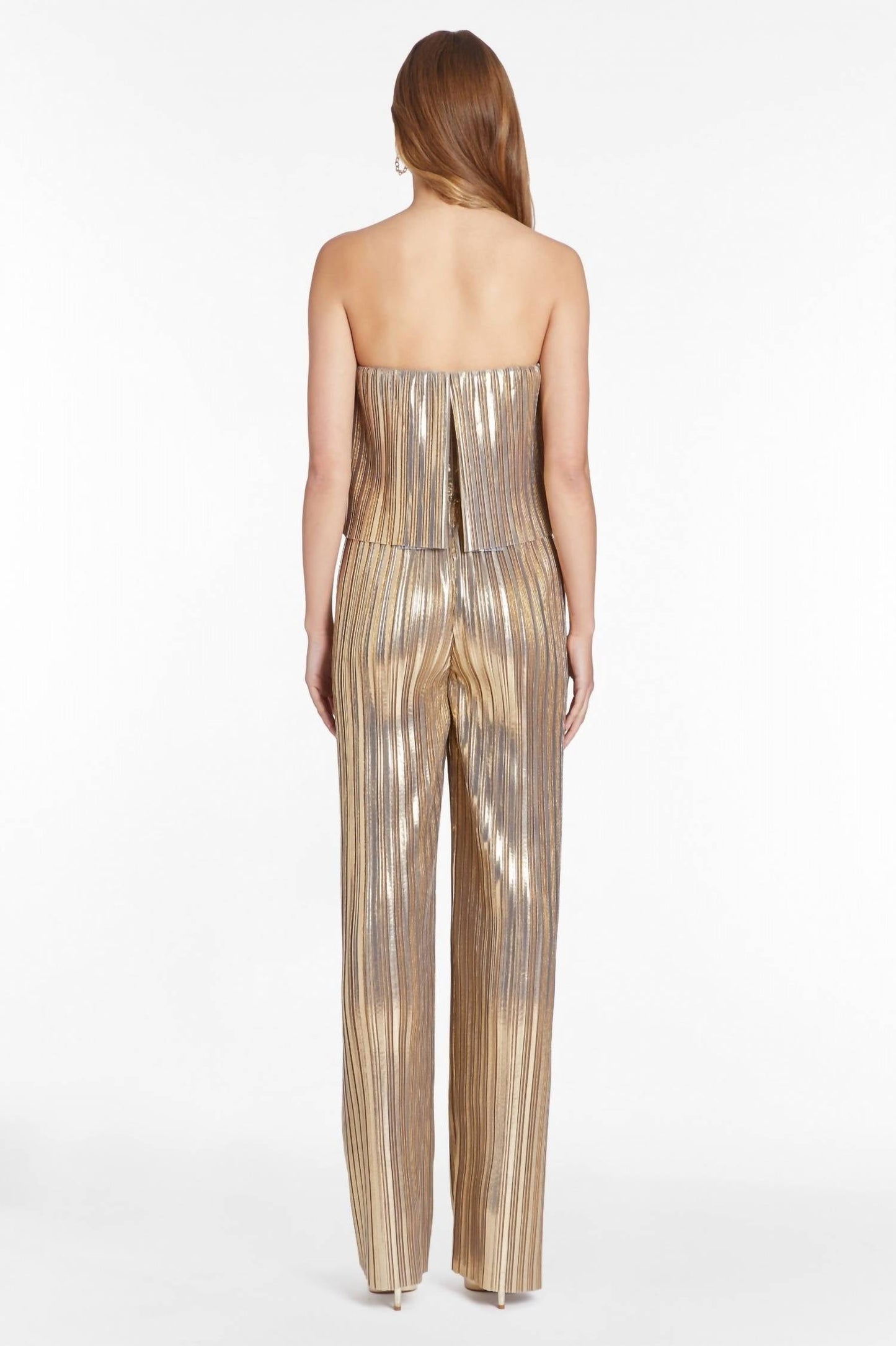 Amanda Uprichard - Collina Jumpsuit in Pleats