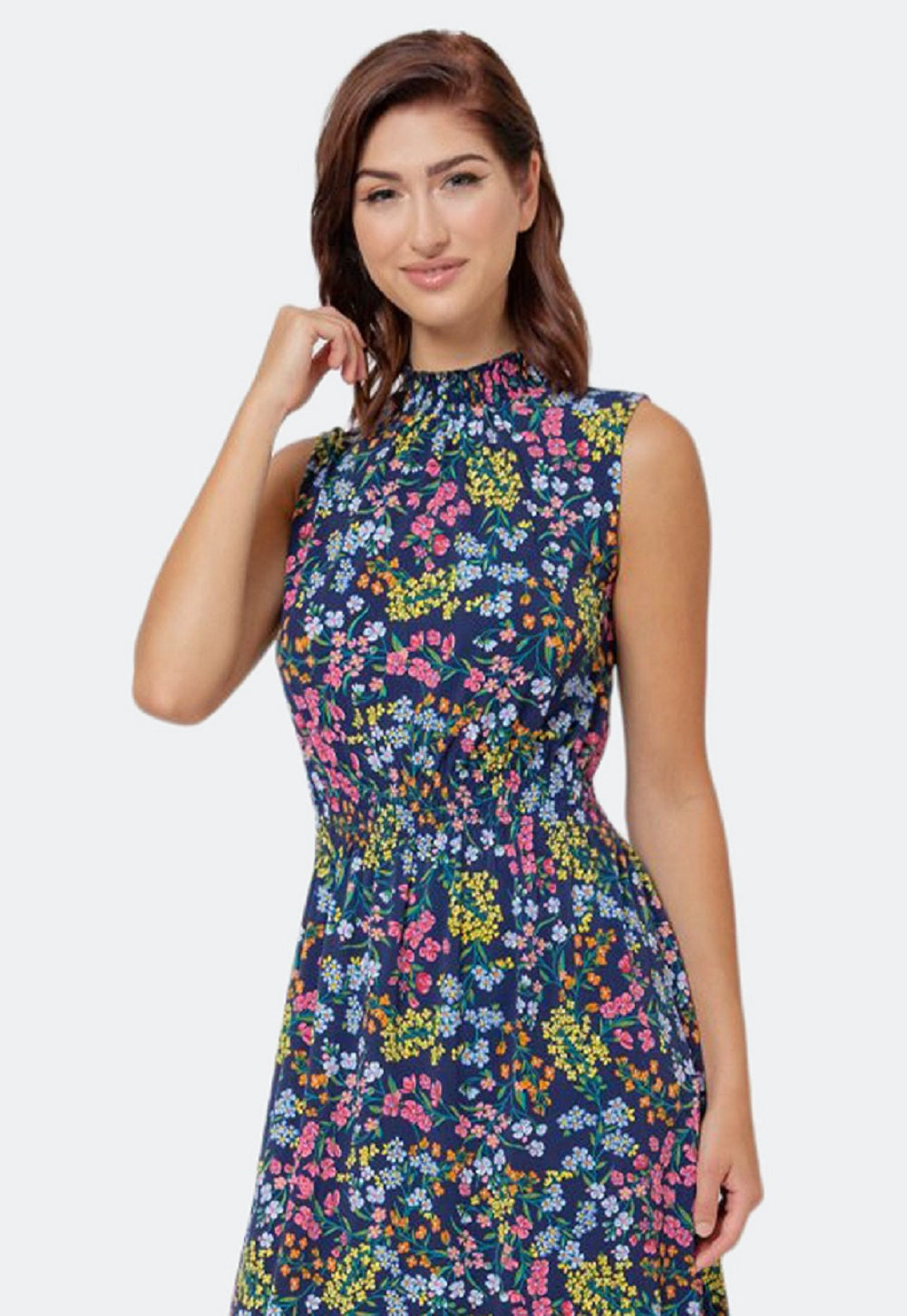 Vestido Leota Feminino Samantha Azul Tamanho Pequeno