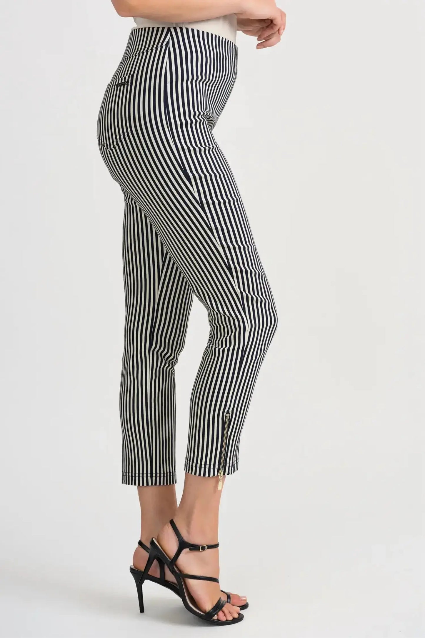 Joseph Ribkoff - CROPPED STRIPE PANT