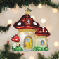 Mushroom House Ornament