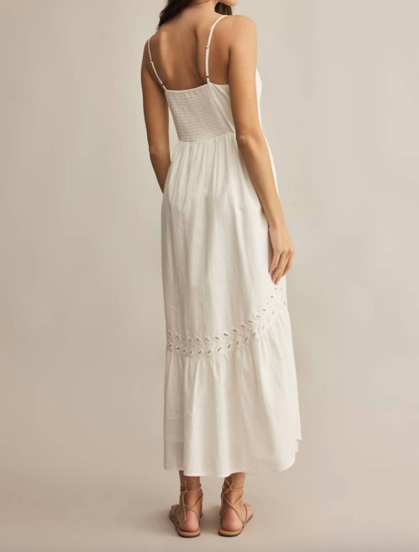 Z Supply - Citadelle Embroidered Linen Maxi Dress