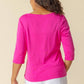 Habitat - Cozy Ribbed V-neck Tee - Plus