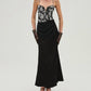 For Love & Lemons - Embroidered Roses Maxi Dress