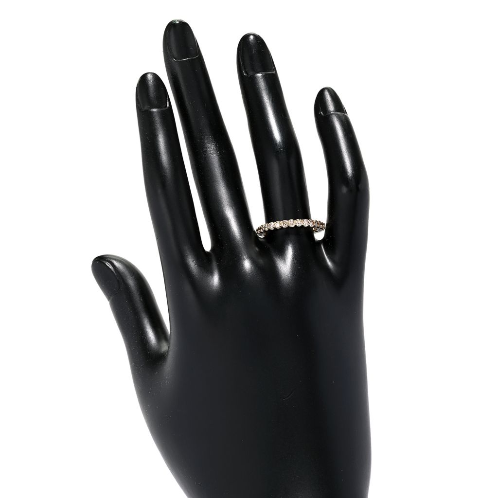 Anel Eternity Gems of Distinction em ouro 14K com diamante champanhe de 1,18 quilates