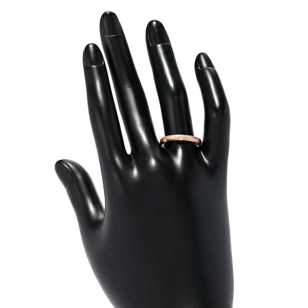 Sonia Bitton Galerie de Bijoux Anel de diamante em ouro 14K 0,12 quilates