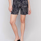 Charlie B - Printed Pull-on Stretch Shorts