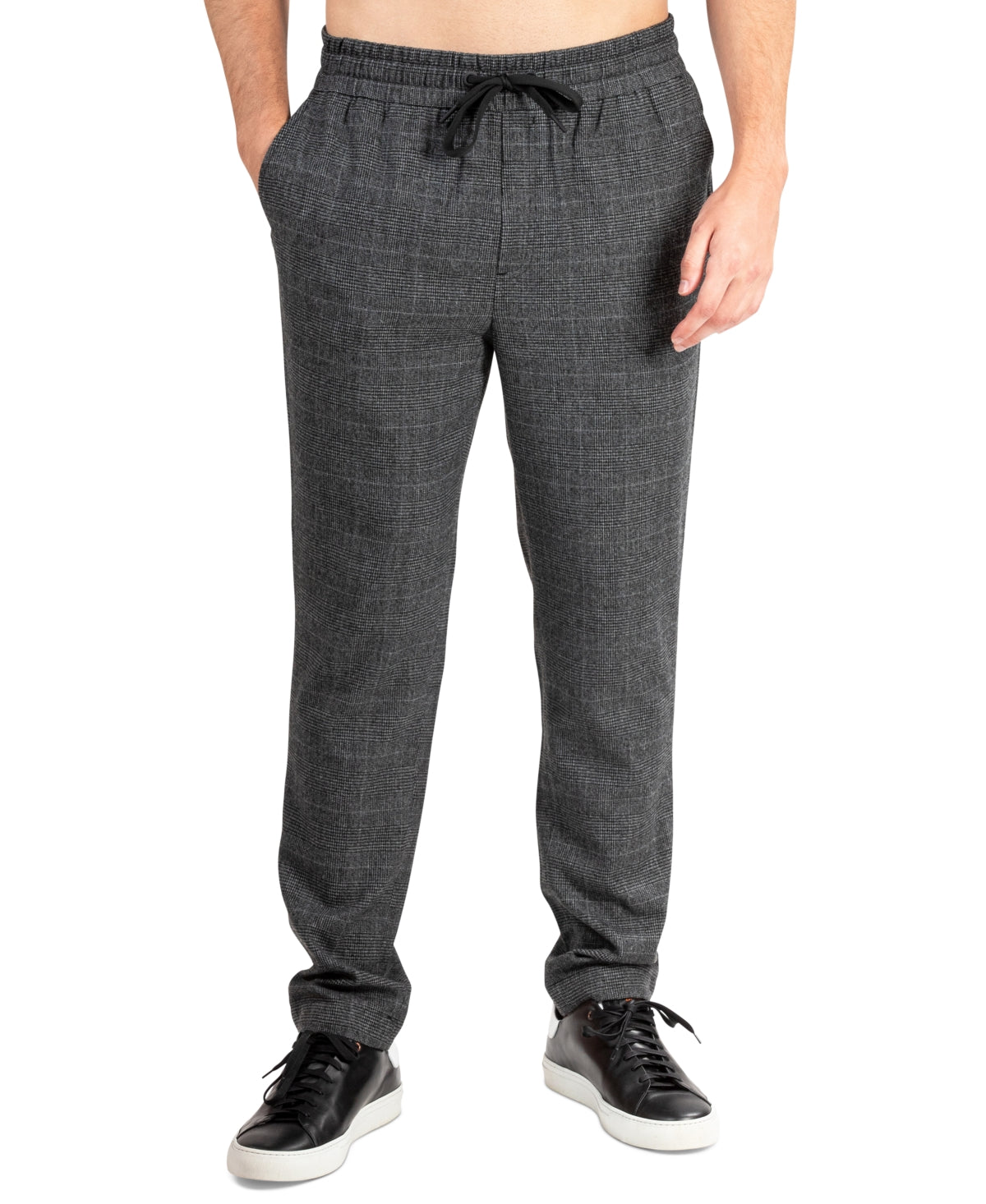 Natori Men's Plaid Drawstring Pajama Bottoms