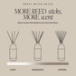 Salt and Sea White Translucent Tinted Glass Jar Reed Diffuser