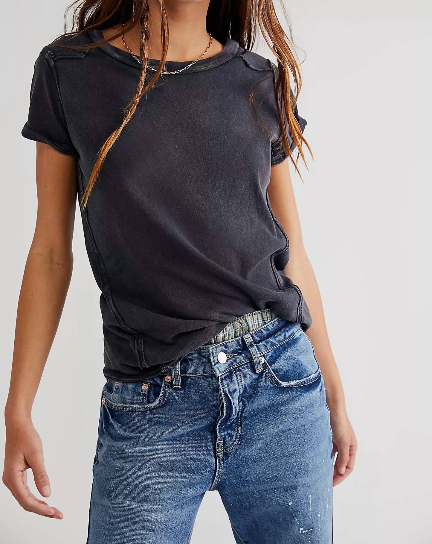Free People - Wild Short Sleeve Tee
