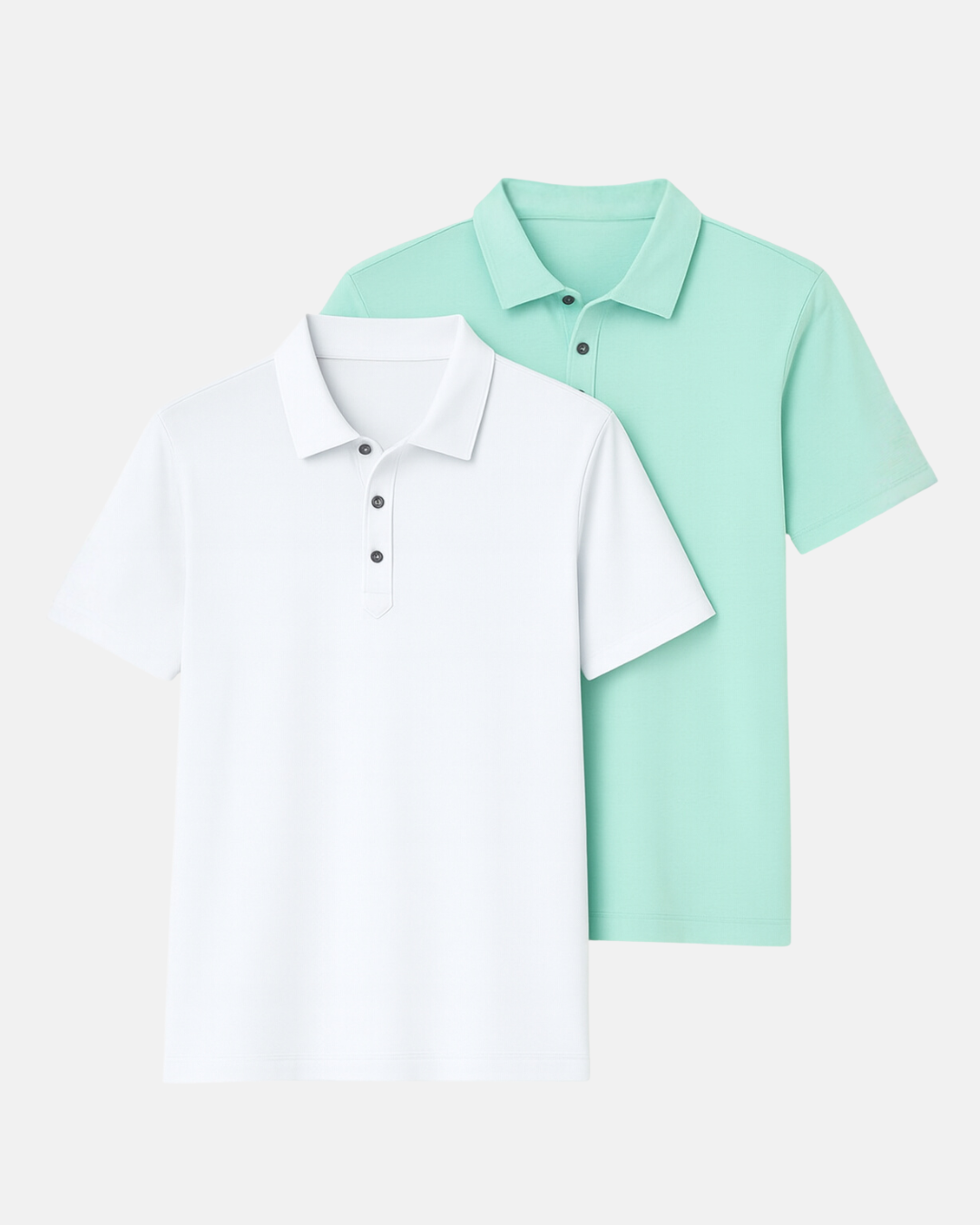 Buki Polo 2-Pack - White/Julep