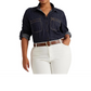 Camisa jeans plus size LAUREN Ralph Lauren azul tamanho 2X