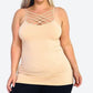 Zenana - Criss-cross Strappy Seamless Cami – Plus