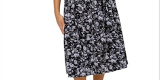 Saia Midi Mindy Feminina Leota Preta