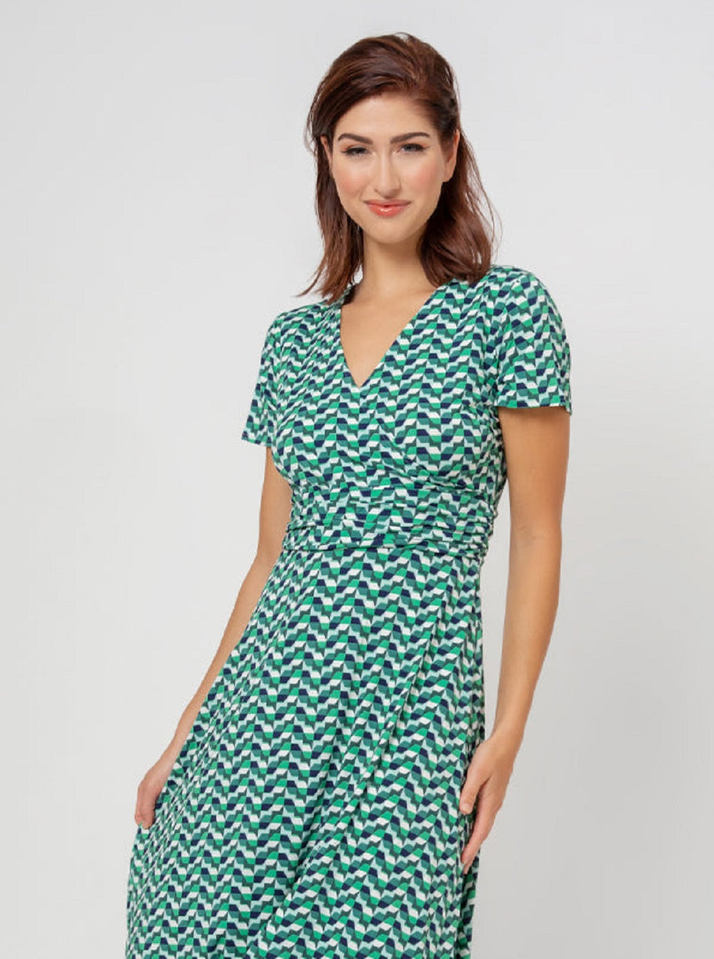 Vestido Amiya Feminino Leota Verde Tamanho Grande