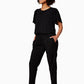 Leota Abby Essential Jersey Top Preto Feminino