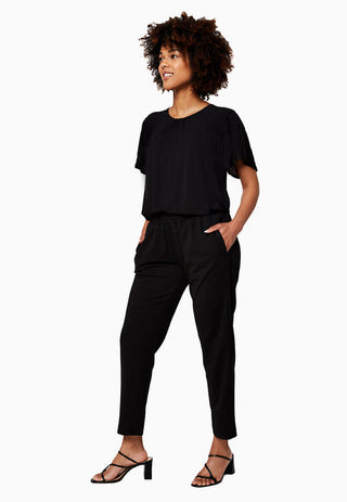 Leota Abby Essential Jersey Top Preto Feminino