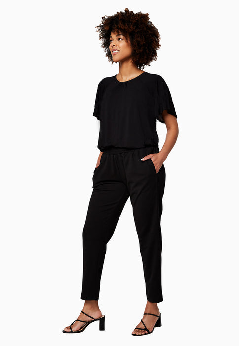 Leota Abby Essential Jersey Top Preto Feminino