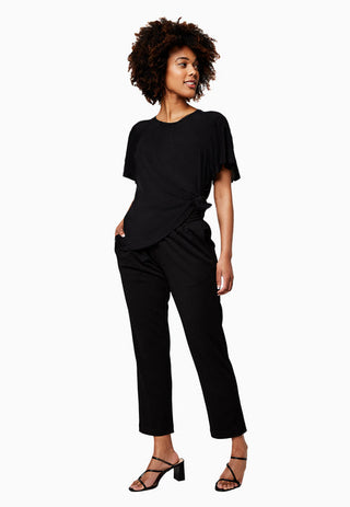 Leota Abby Essential Jersey Top Preto Feminino