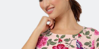 Vestido Giselle Leota Feminino Flutter Pearl Blush Lord &amp; Taylor Rosa Tamanho M