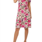 Vestido justo Giselle feminino Leota rosa