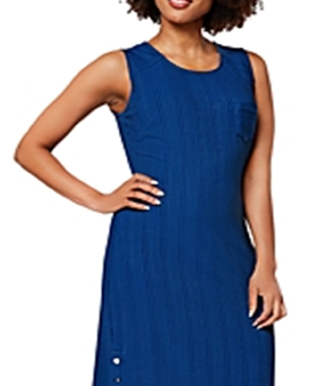 Vestido Hilary Feminino Leota Azul Tamanho Grande