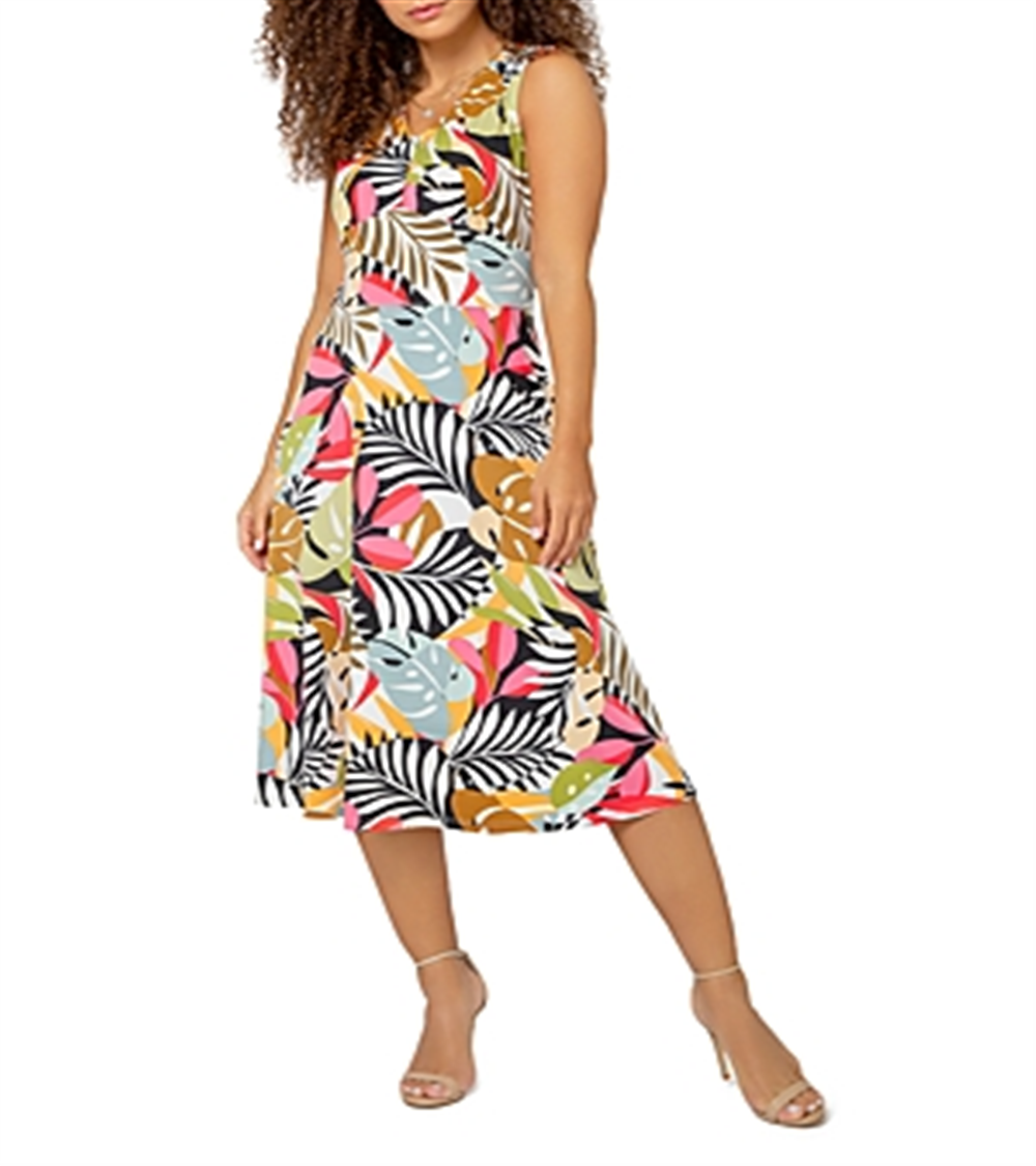 Vestido Midi Rosemary Feminino Leota Preto Tamanho Médio