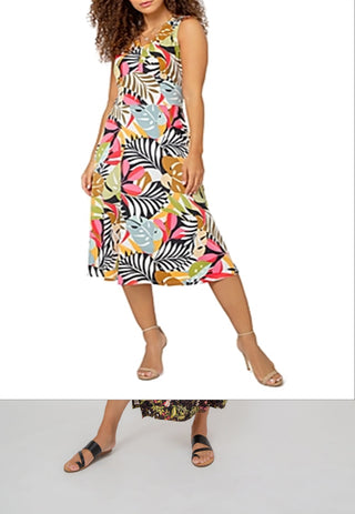 Vestido Midi Rosemary Feminino Leota Preto Tamanho Médio